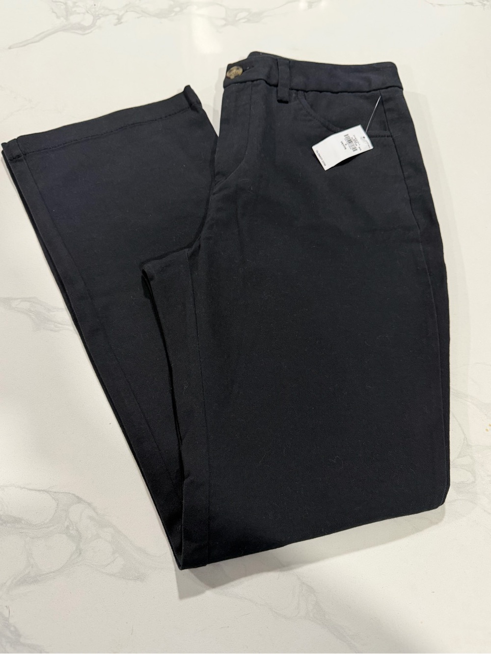 High-Rise Boot-Cut Stretch Pants 6P